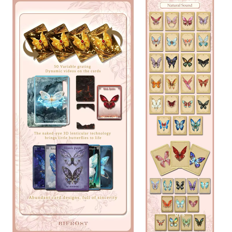 Bifröst Bryx Studio Cardfun Shimmering Path Butterfly Collection Card Boite 5 Boosters 1 Carte